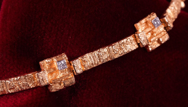 zeitloses Lapponia Armband mit Diamanten 750 Gold - Weckström Finnland