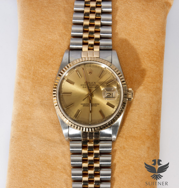 Rolex Datejust 16233 L Serie 1989 Stahl / Gold Set 36mm NP 12.450,- Euro