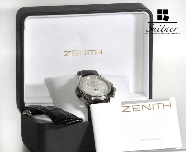 Zenith El Primero Grand Complication Chronomaster Stahl Mondphase