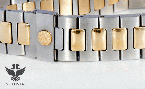 Patek Philippe Nautilus Armband Stahl / Gold 3700 3800 - extrem selten Vintage 14mm