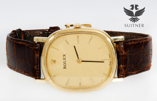 Rolex Cellini 750 Gold Herrenuhr Kaliber 1600 Handaufzug Dresswatch 1991