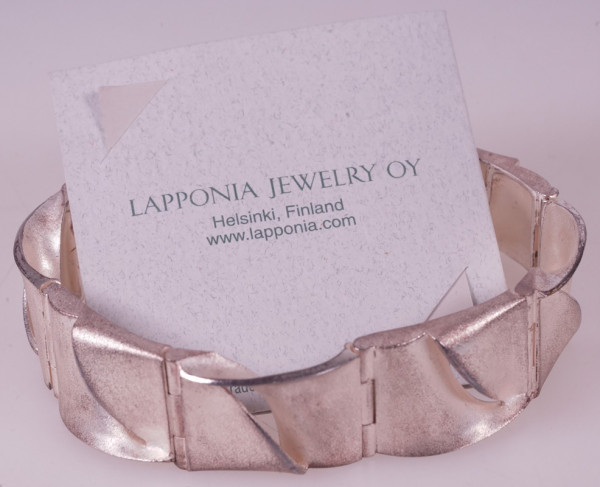 Lapponia Armband 925 Silber Frozen Stream Björn Weckström