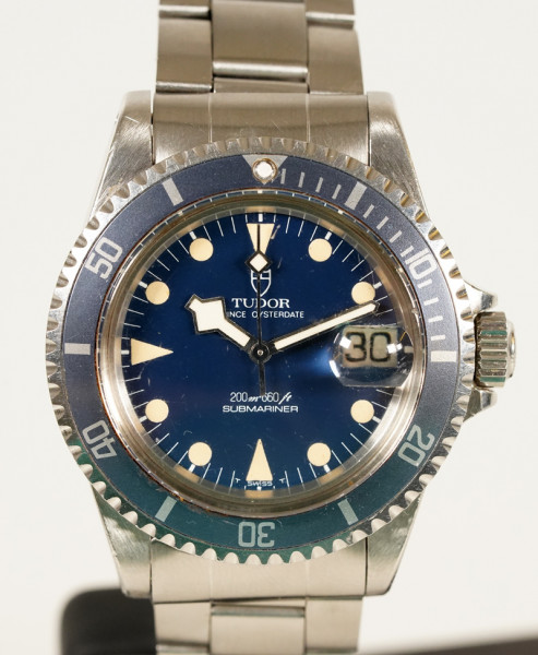 Tudor Submariner Blue Snowflake 1984 Ref. 76100 Part 9411 extrem selten