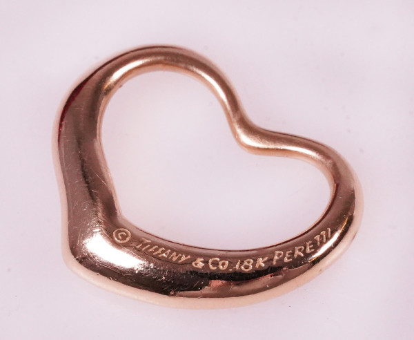 Tiffany & Co Peretti Herz Anhänger 750 Gold Heart Pendant